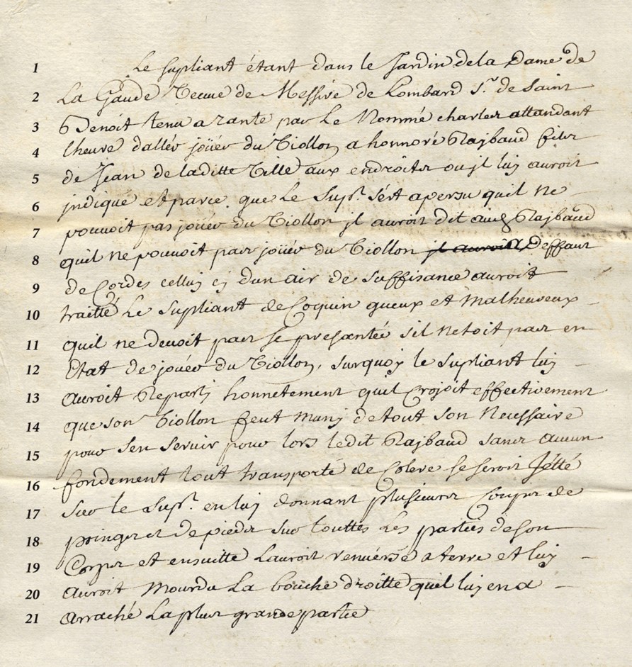 Texte de l'exercice n° 4